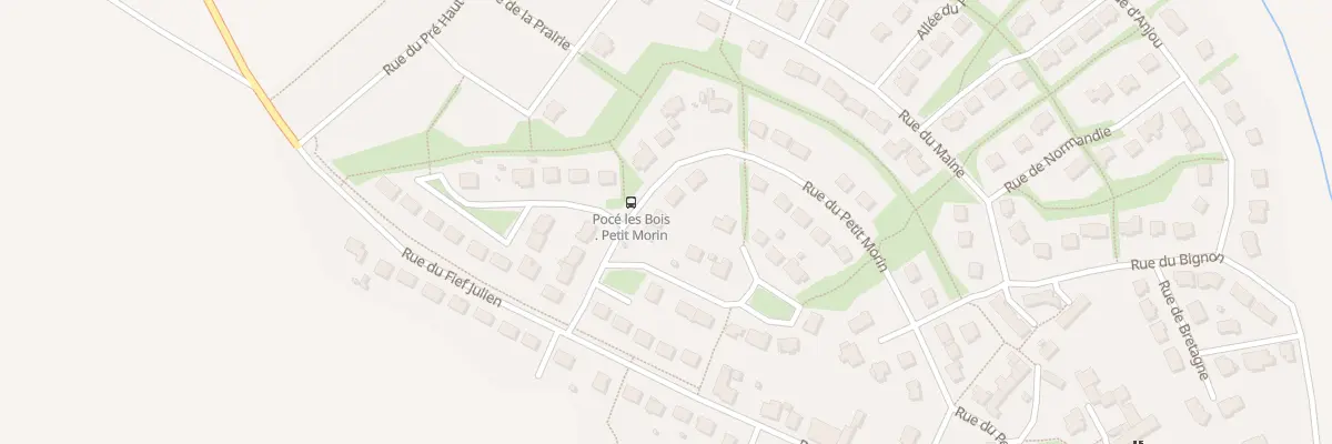 Plan du 4 Rue du Petit Morin à Pocé-les-Bois