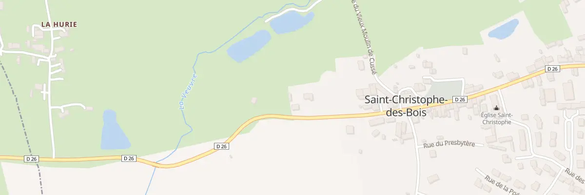 Plan du 2 Le Rochelet à Saint-Christophe-des-Bois