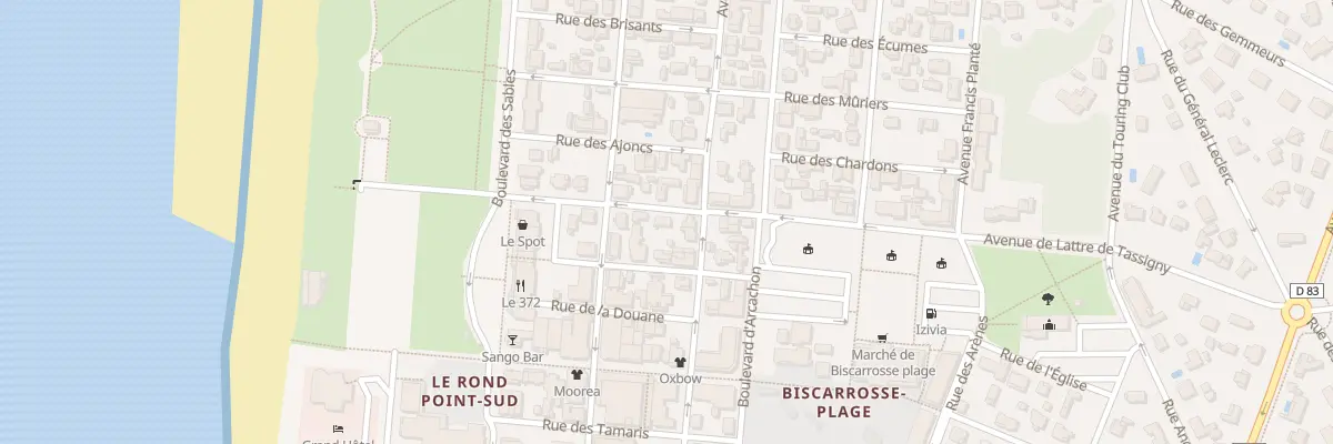 Plan du 114 Rue des Arbouses à Biscarrosse