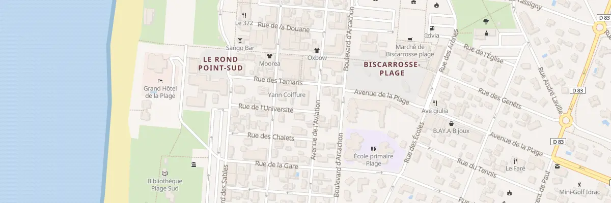 Plan du 335 Av de l’Aviation à Biscarrosse