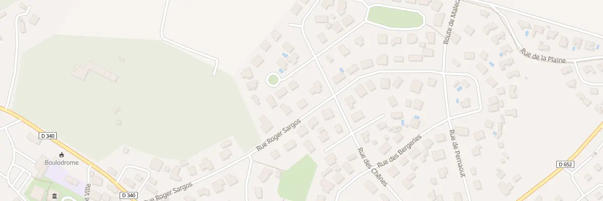 Plan du 323 Rue Roger Sargos à Lit-et-Mixe