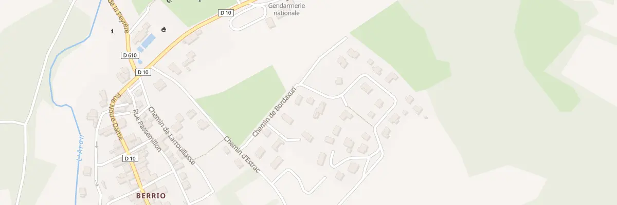 Plan du 180 Che de Bordaxuri à La Bastide-Clairence