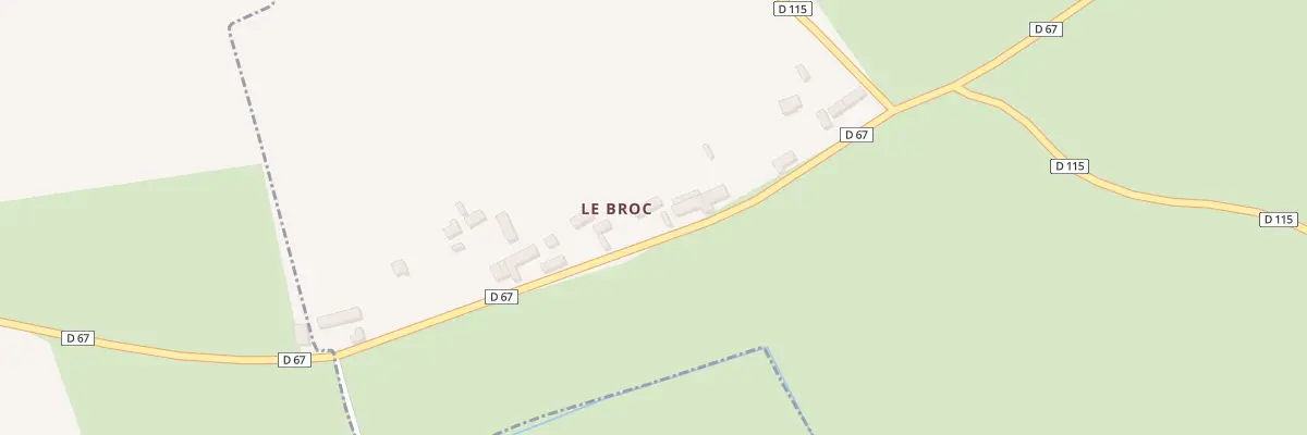 Plan du 5007 Village du Brocq à Audouville-la-Hubert