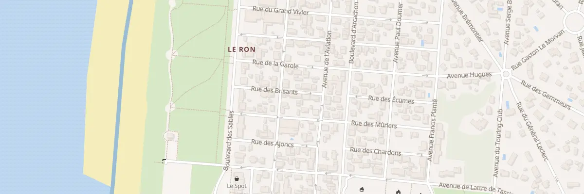 Plan du 78 Rue des Brisants à Biscarrosse