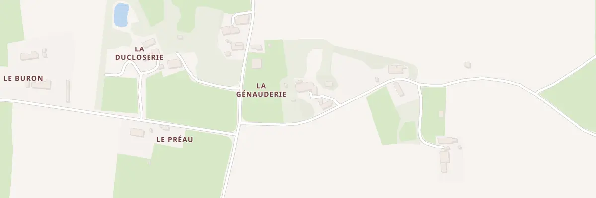 Plan du 1 La Genauderie à Villepot