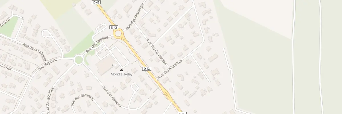 Plan du 1 Rue des Alouettes à Linxe