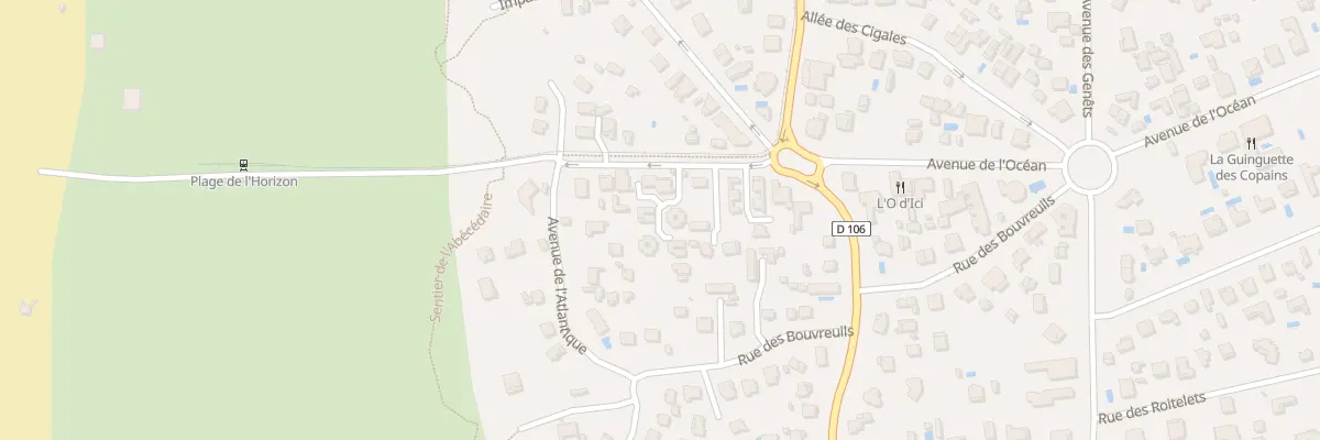 Plan du 78 Av de l’Océan Cap Ferret à Lège-Cap-Ferret