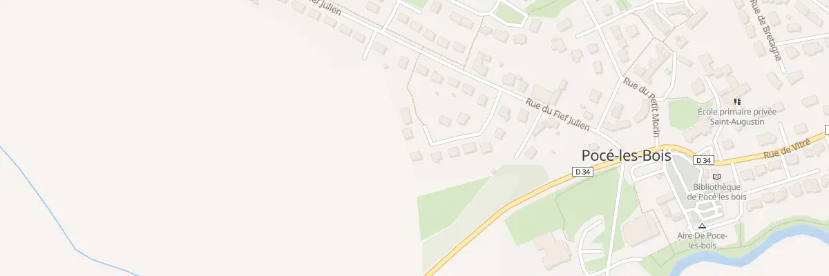 Plan du 12 Rue des Ajoncs d’Or à Pocé-les-Bois