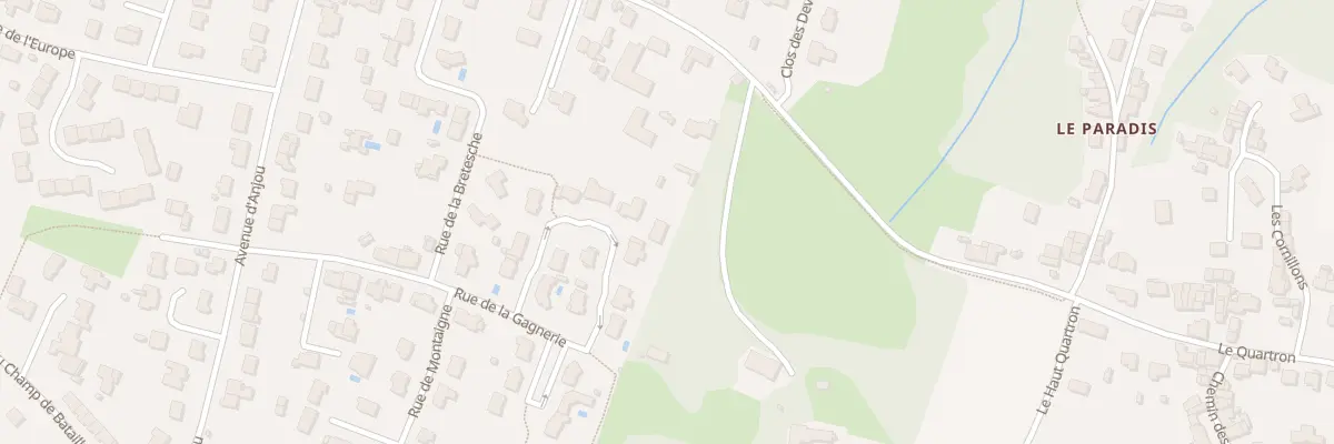 Plan du 7 Rue du Bellay à Orée d’Anjou