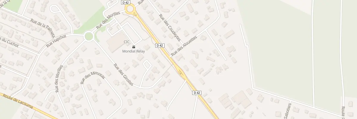 Plan du 2Q Rue des Alouettes à Linxe