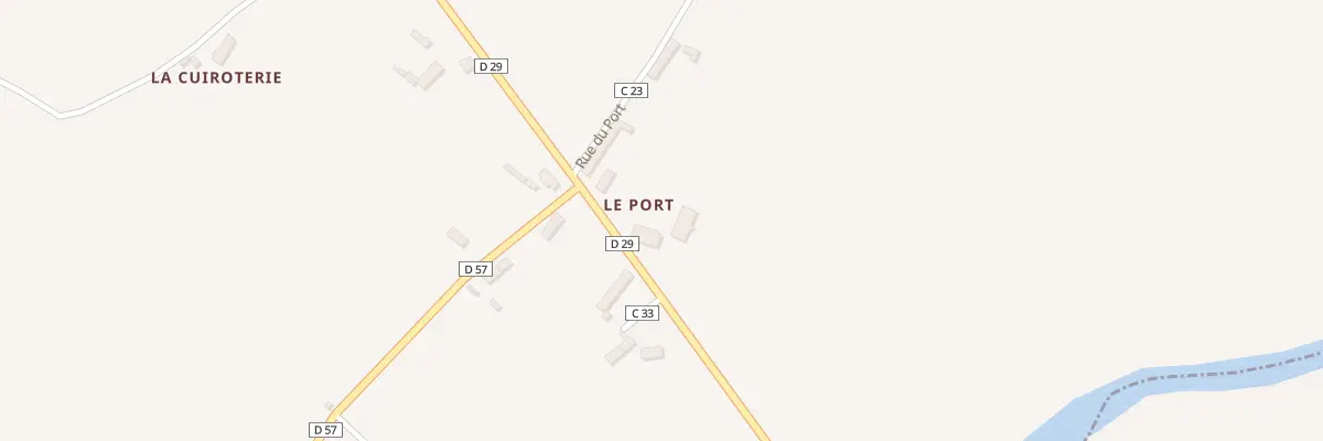 Plan du 2 Le Port à Saint-André-de-Bohon