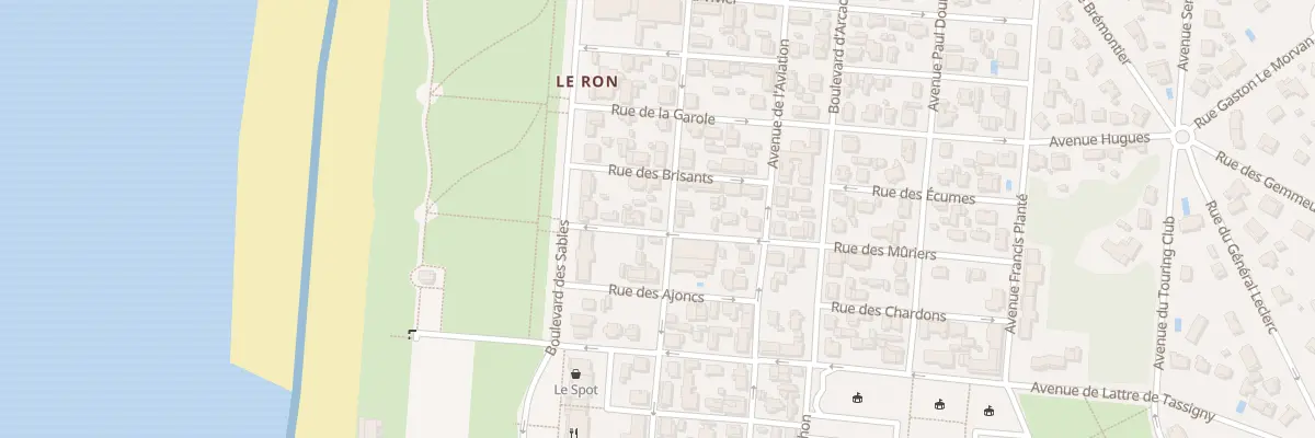 Plan du 53 Rue des Mûriers à Biscarrosse