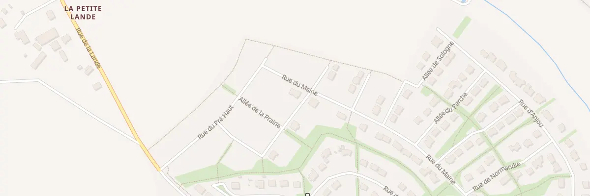 Plan du 31 Rue du Maine à Pocé-les-Bois