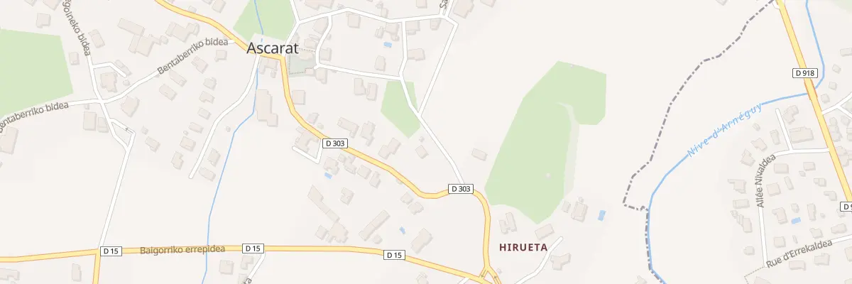 Plan du 290 Elizako karrika à Ascarat