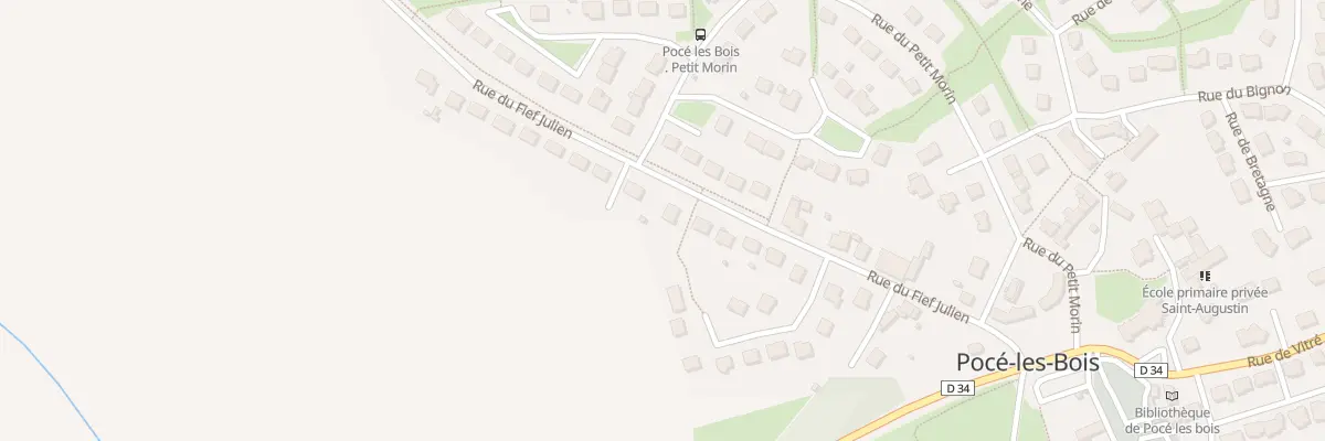 Plan du 9 Rue du Fief Julien à Pocé-les-Bois