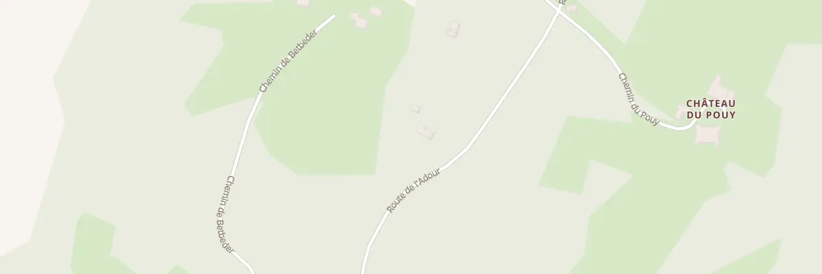 Plan du 921 Rte de l’Adour à Saint-Martin-de-Hinx