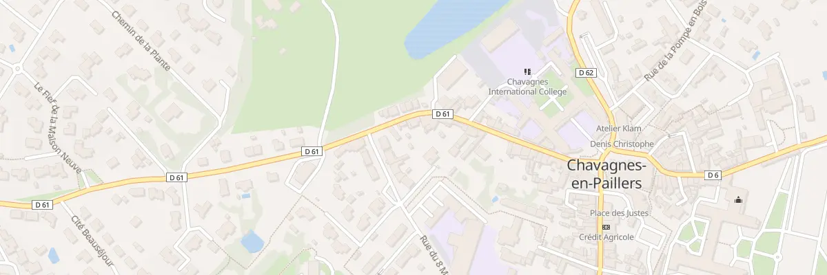 Plan du 241 Rue du calvaire à Chavagnes-en-Paillers