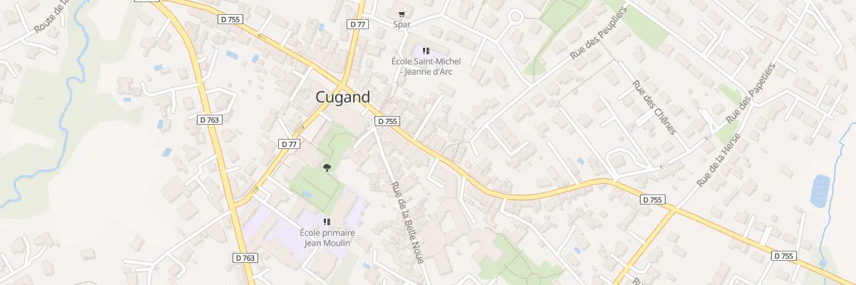 Plan du 21 Rue de la vendée à Cugand-la-Bernardière