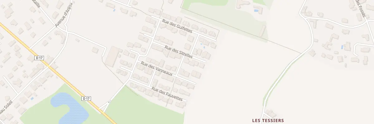 Plan du 12 Rue des Sittelles à Orée d’Anjou