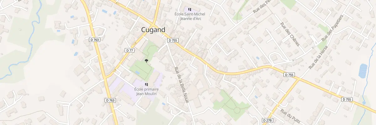 Plan du 14 Rue de la vendée à Cugand-la-Bernardière