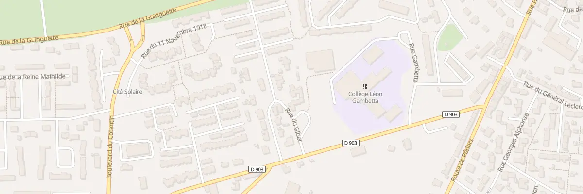 Plan du 11 Rue du Gibet à Carentan-les-Marais