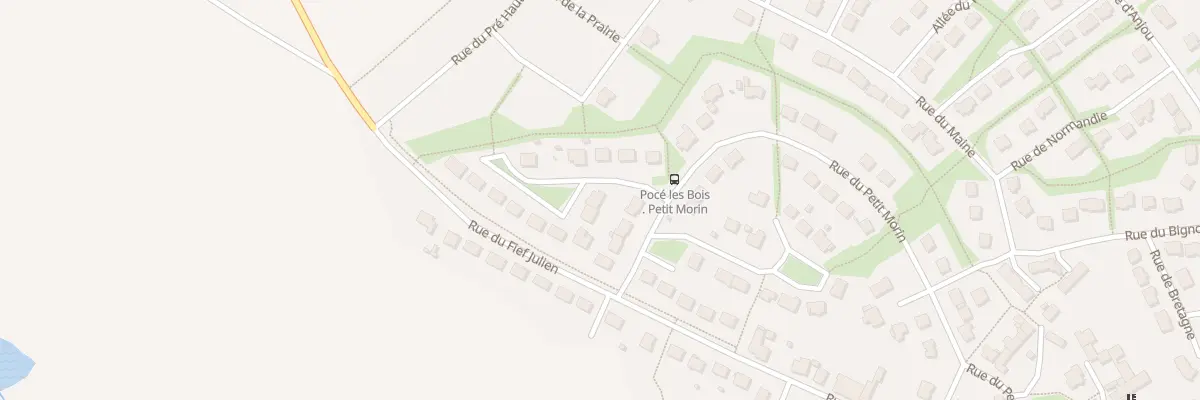 Plan du 1 Rue du Houssay à Pocé-les-Bois