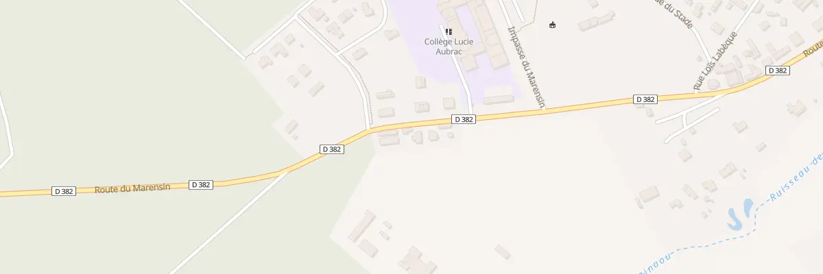 Plan du 655 Rte du Marensin à Linxe