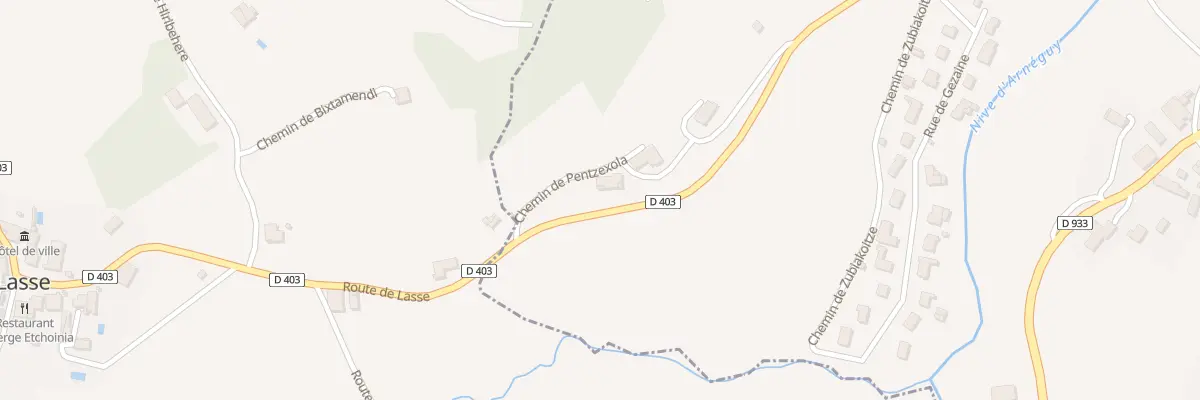 Plan du 1310 Rte de Lasse à Uhart-Cize