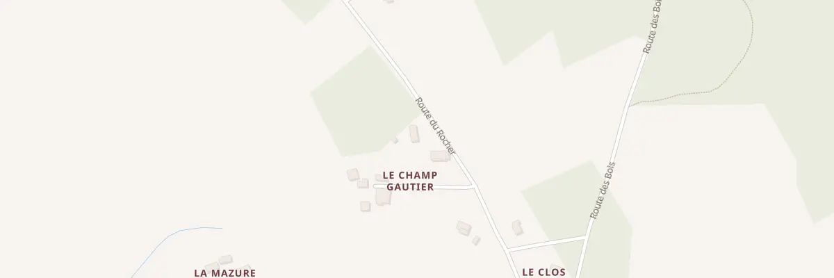 Plan du 2C Le Champ Gautier à Saint-Laurent-de-Terregatte