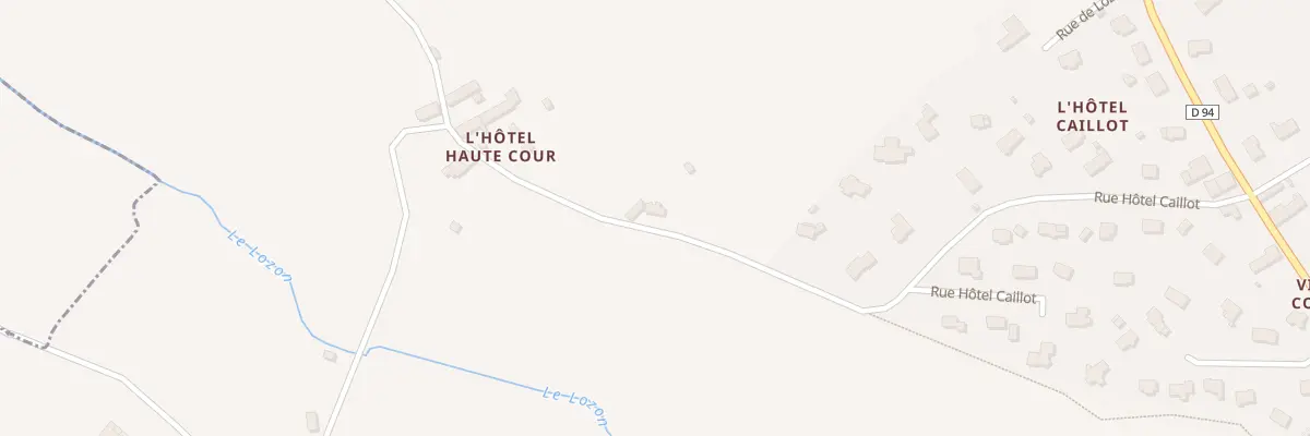 Plan du 2 L’Hotel Haute Cour à Marigny-Le-Lozon