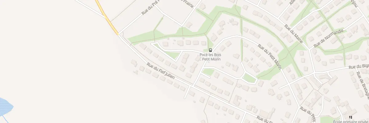 Plan du 3 Rue du Houssay à Pocé-les-Bois