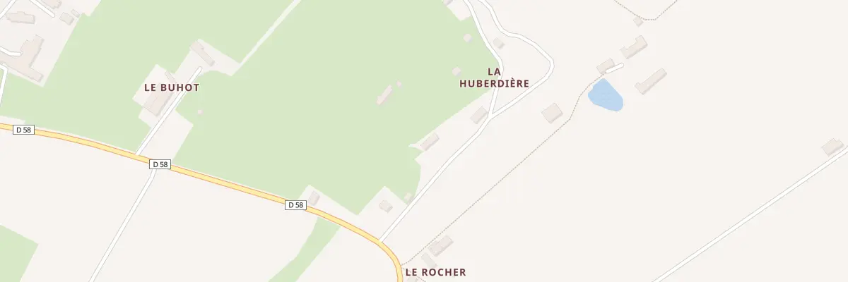 Plan du 5 Rte de la Bosquetière à Hambye