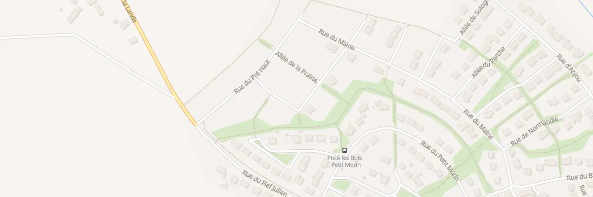 Plan du 2 Rue du Verger à Pocé-les-Bois