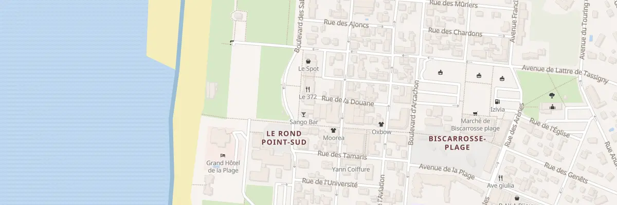 Plan du 372 Rue des Sables à Biscarrosse
