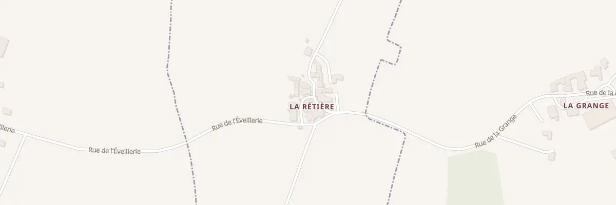 Plan du 2 La Retière à La Couture