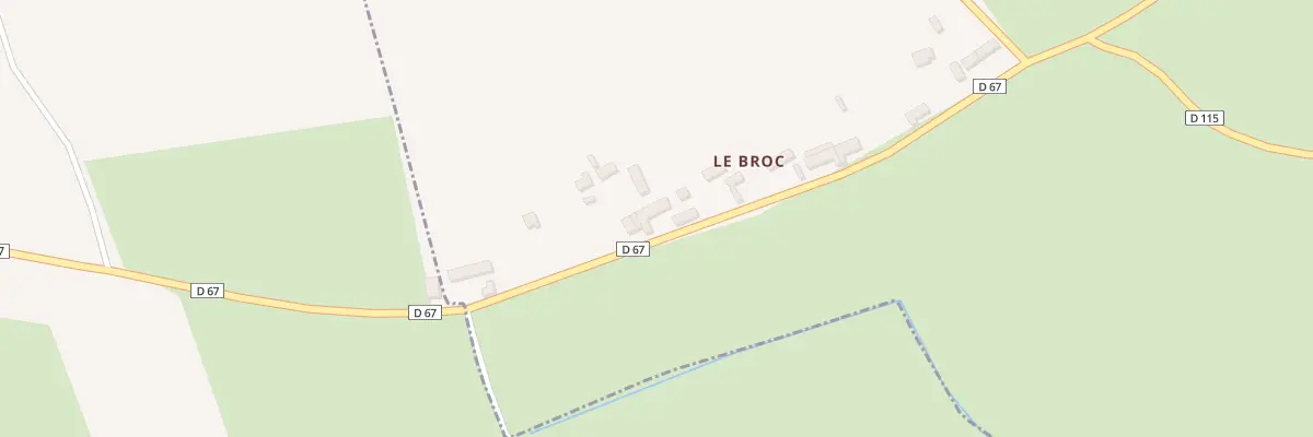Plan du 5004 Village du Brocq à Audouville-la-Hubert