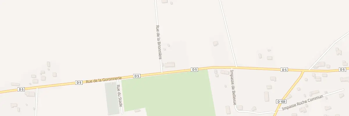 Plan du 15 Rue de la Goronnerie - St-Ovin à Saint-Ovin