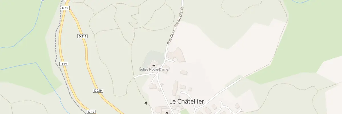 Plan du 4 Rue De La Côte Au Diable au Châtellier