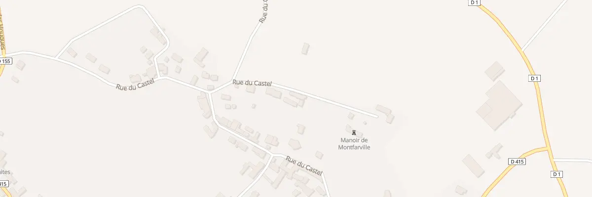 Plan du 30 Rue du Castel à Montfarville