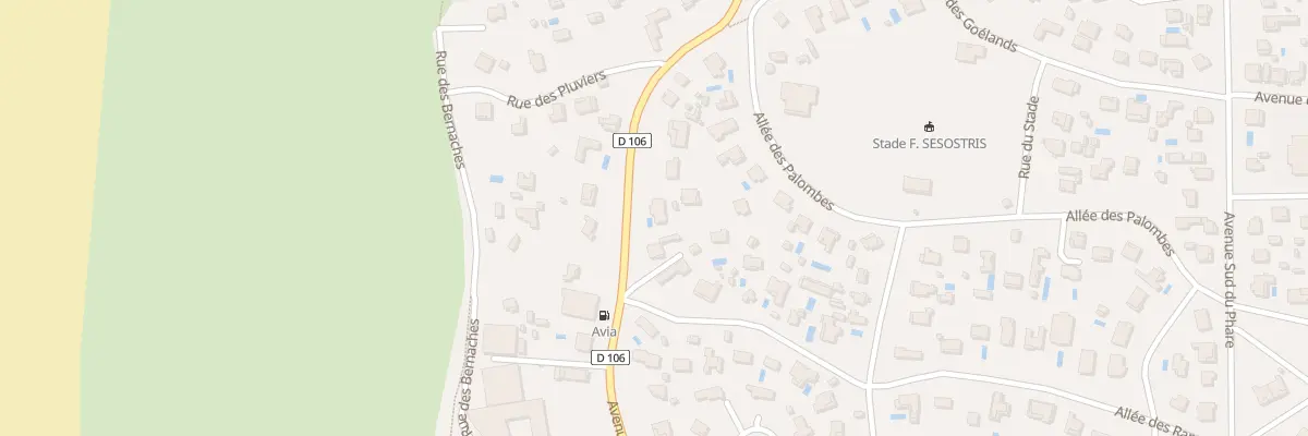 Plan du 126B Av de Bordeaux Cap Ferret à Lège-Cap-Ferret