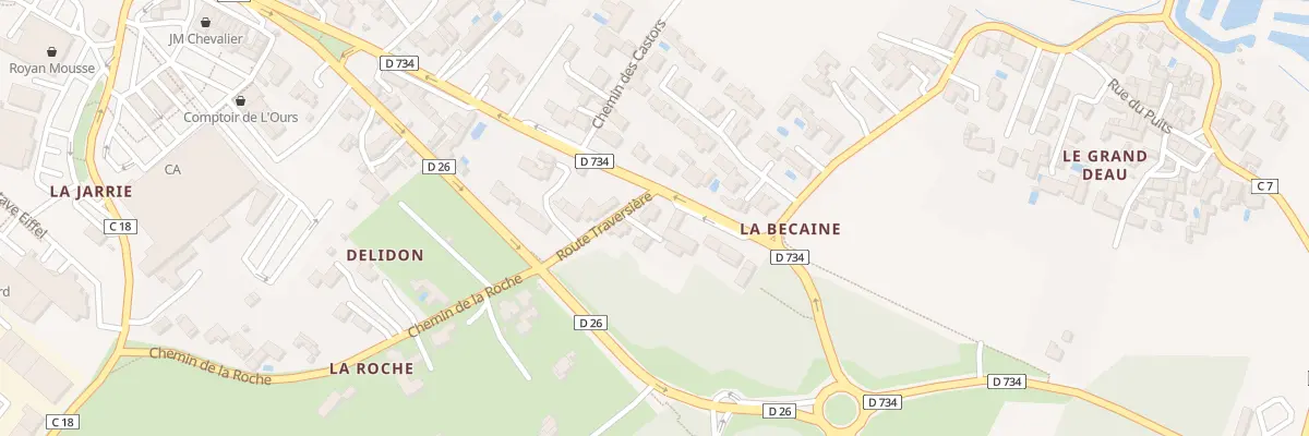 Plan du 2 Rte Traversière à Dolus-d’Oléron