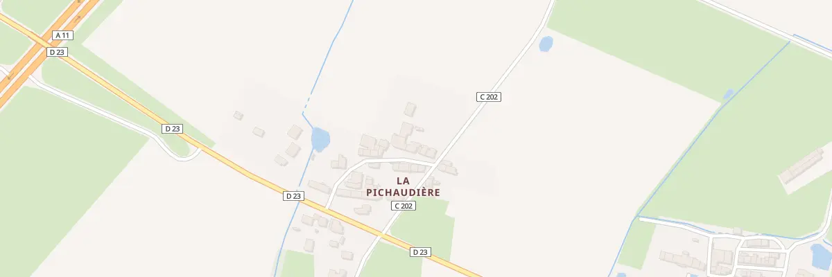 Plan du 245 La Pichaudiere à Couffé