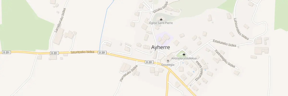 Plan du 66 Mariñeldeko bidea à Ayherre