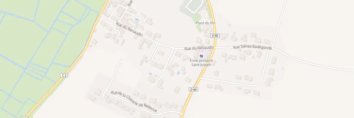 Plan du 1B Rue du renaudin à La Bretonnière-la-Claye