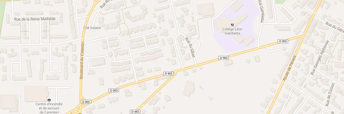 Plan du 18 Rue du Gibet à Carentan-les-Marais