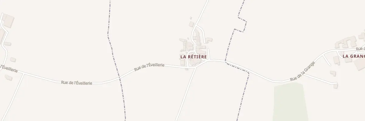 Plan du 1 La Retière à La Couture