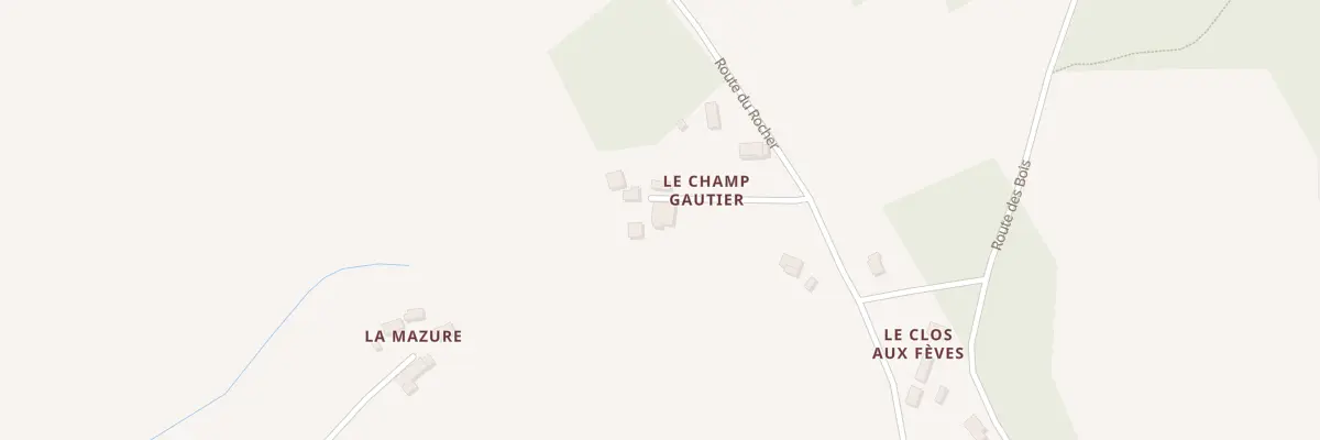 Plan du 3A Le Champ Gautier à Saint-Laurent-de-Terregatte