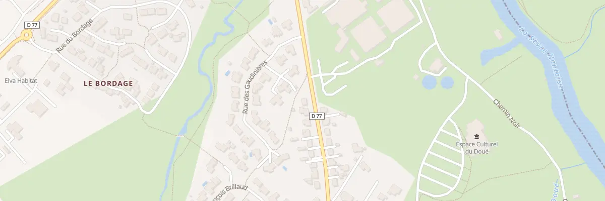 Plan du 45 Rue du Pdt Auguste Durand à Cugand-la-Bernardière