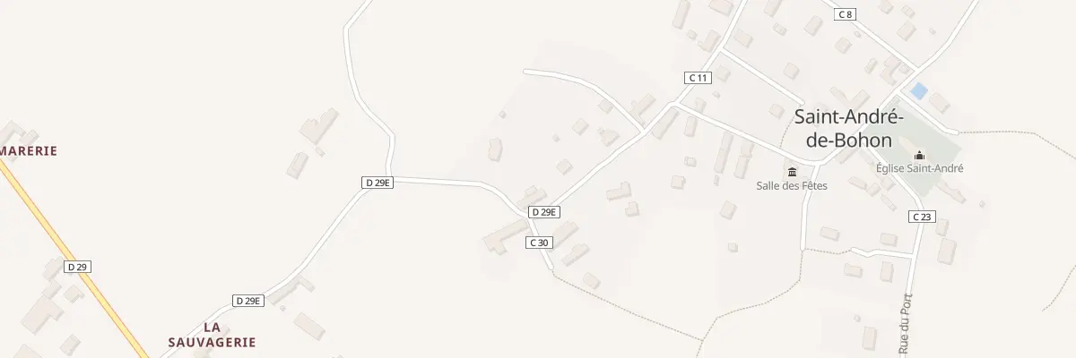 Plan du 7 La Marerie à Saint-André-de-Bohon