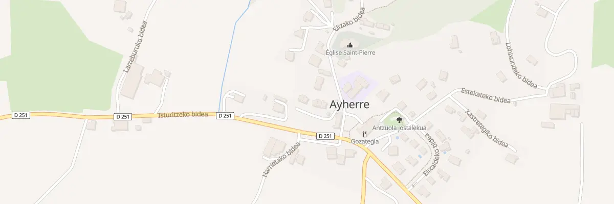 Plan du 80 Mariñeldeko bidea à Ayherre